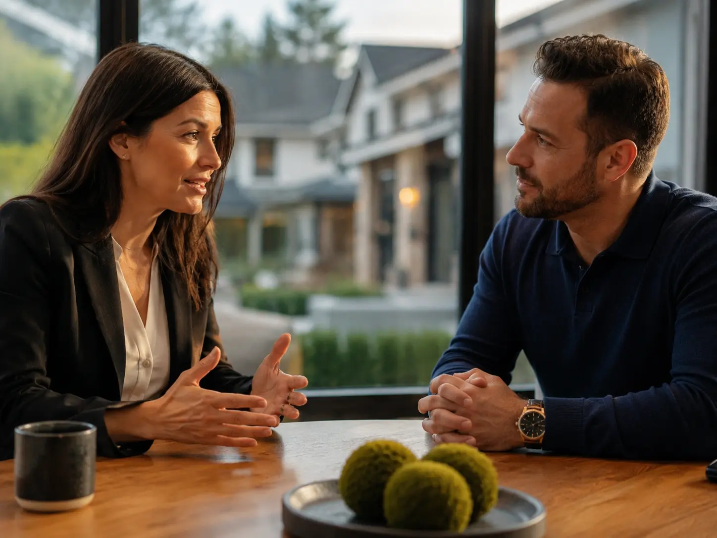 Borrower reviewing private mortgage rates and fees in British Columbia